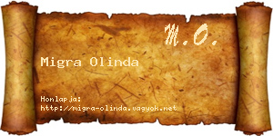 Migra Olinda névjegykártya
